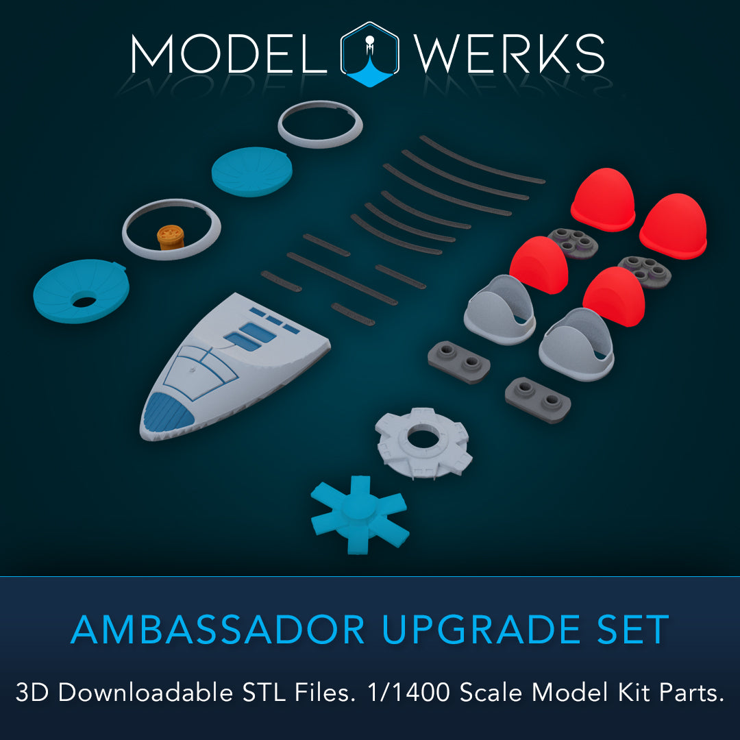 1/1400 Ambassador Class Upgrade Set STL File Download