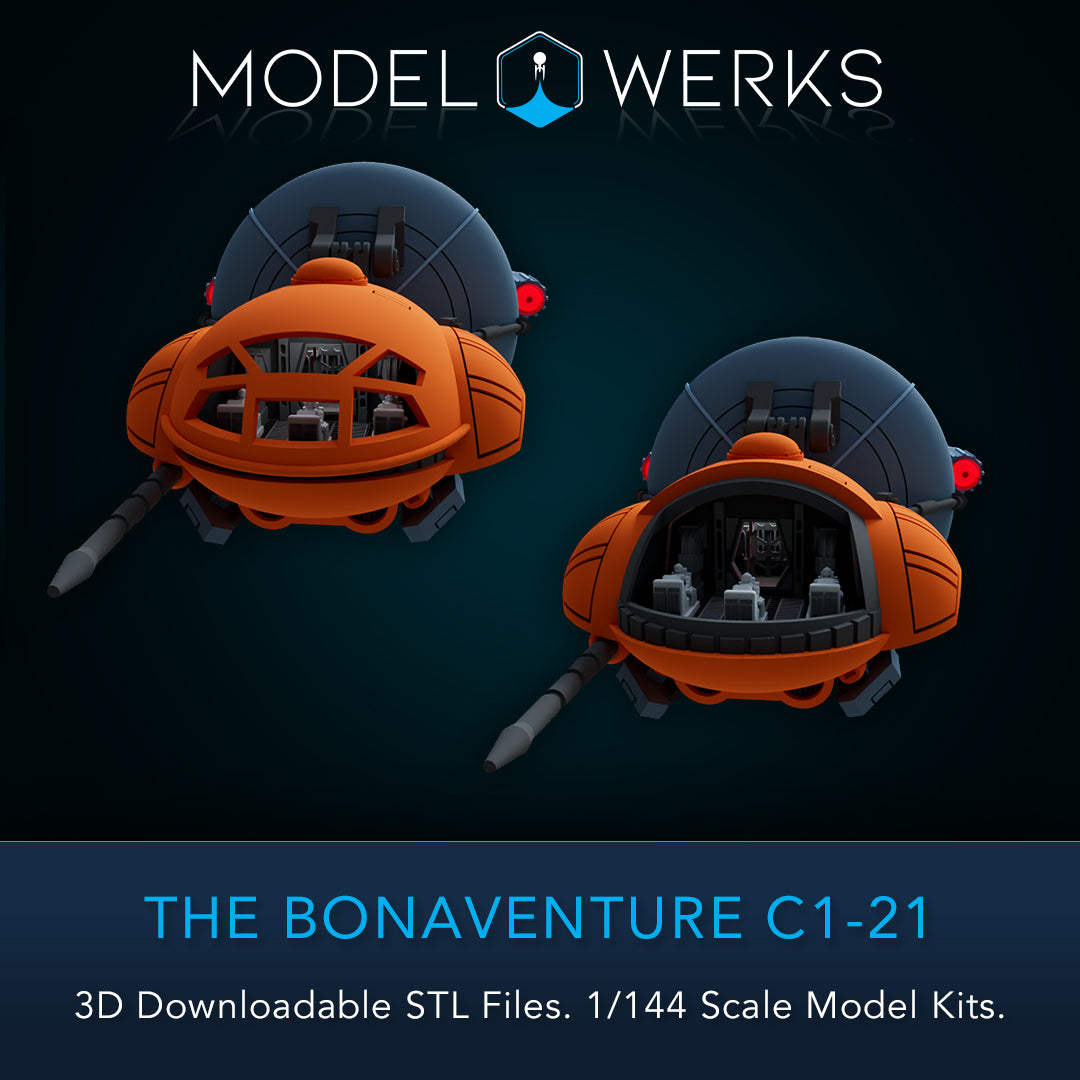 1/144 Bonaventure C1-21 STL File Download
