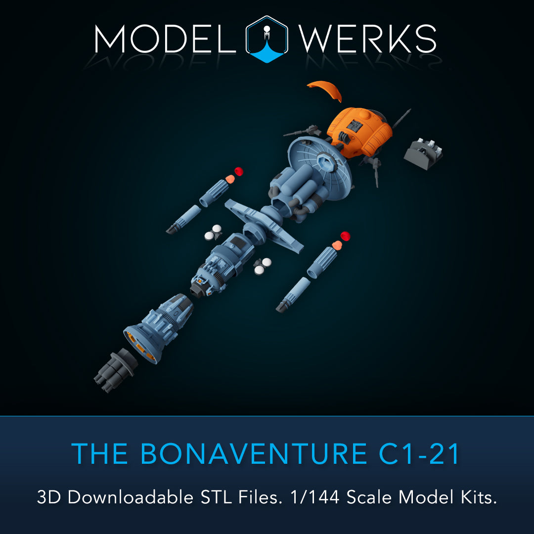 1/144 Bonaventure C1-21 STL File Download