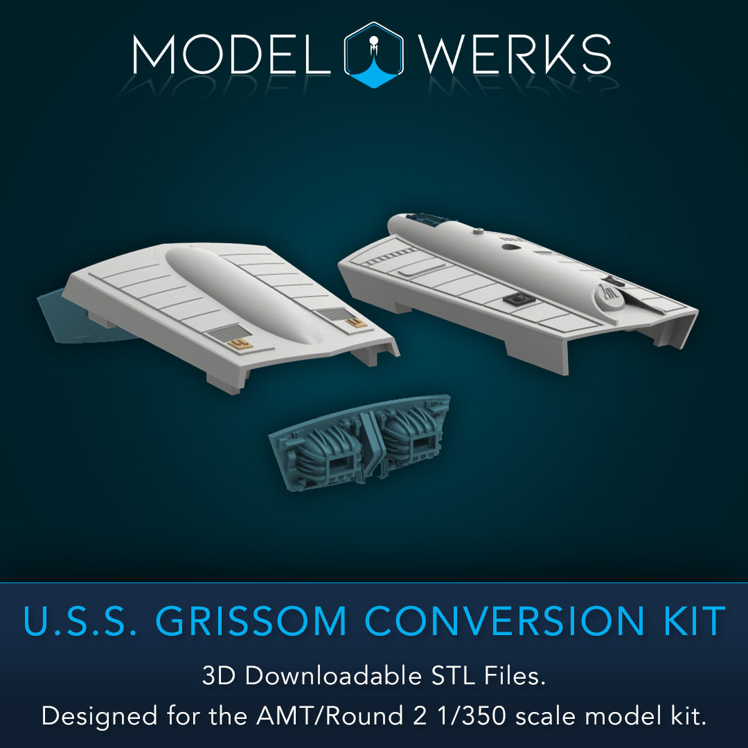 1/350 USS Grissom Conversion Kit STL Download