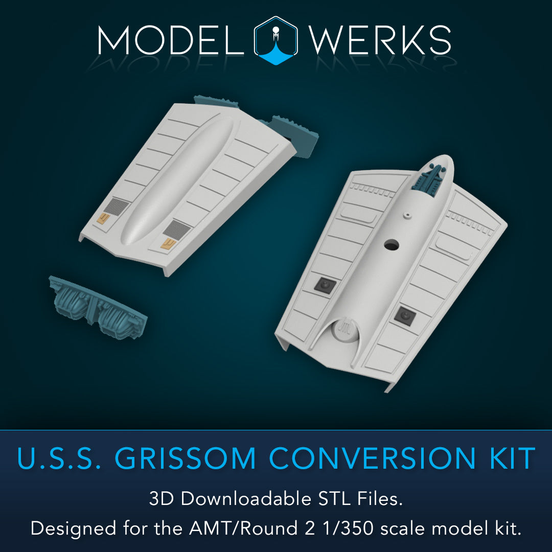 1/350 USS Grissom Conversion Kit STL Download