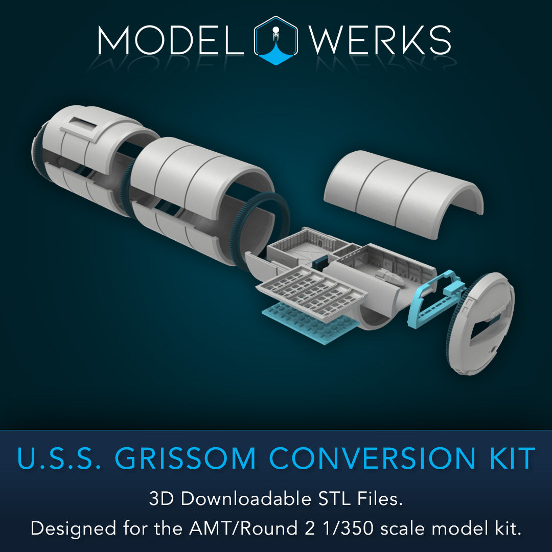 1/350 USS Grissom Conversion Kit STL Download
