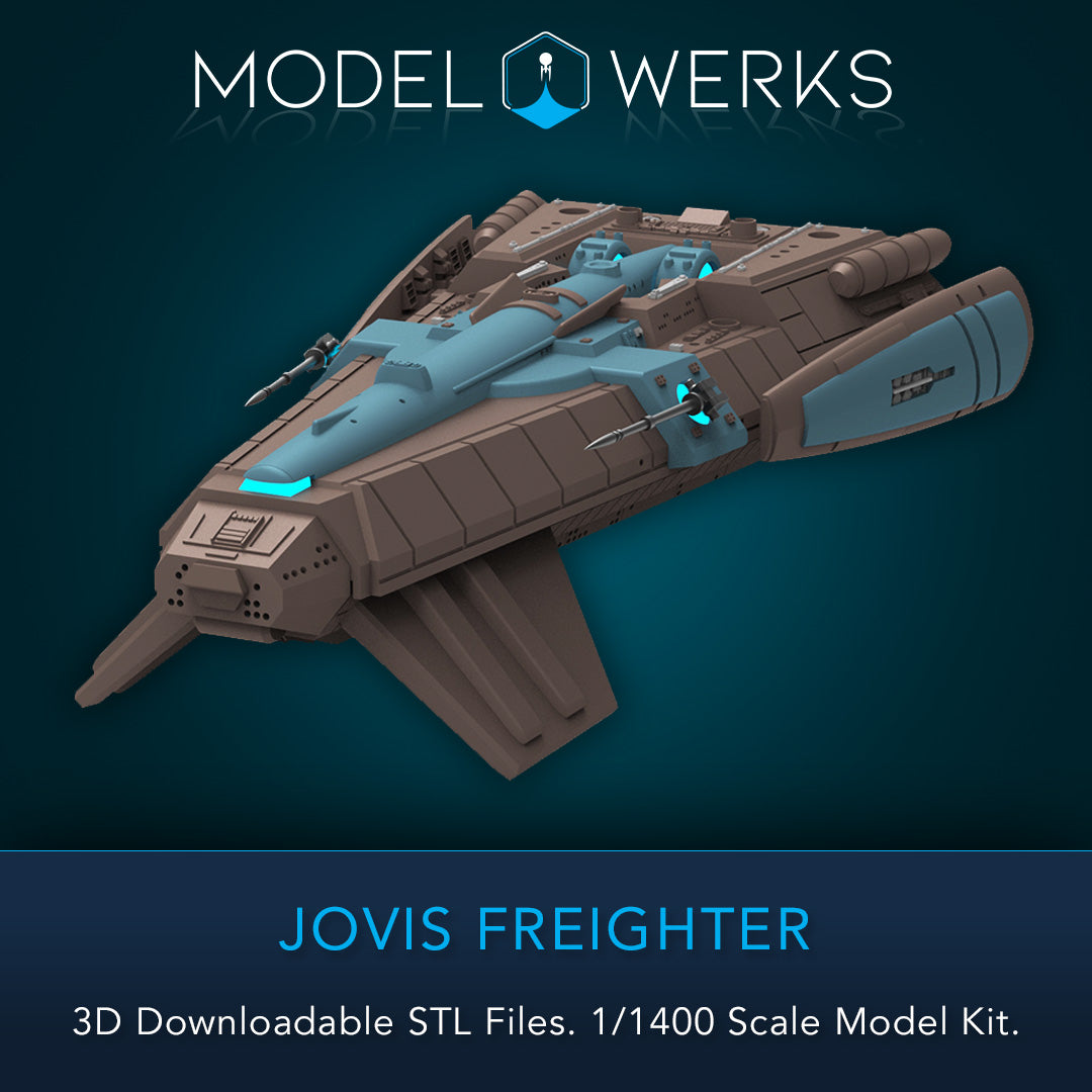 1/1400 Freighter Collection 1 Kit STL File Download