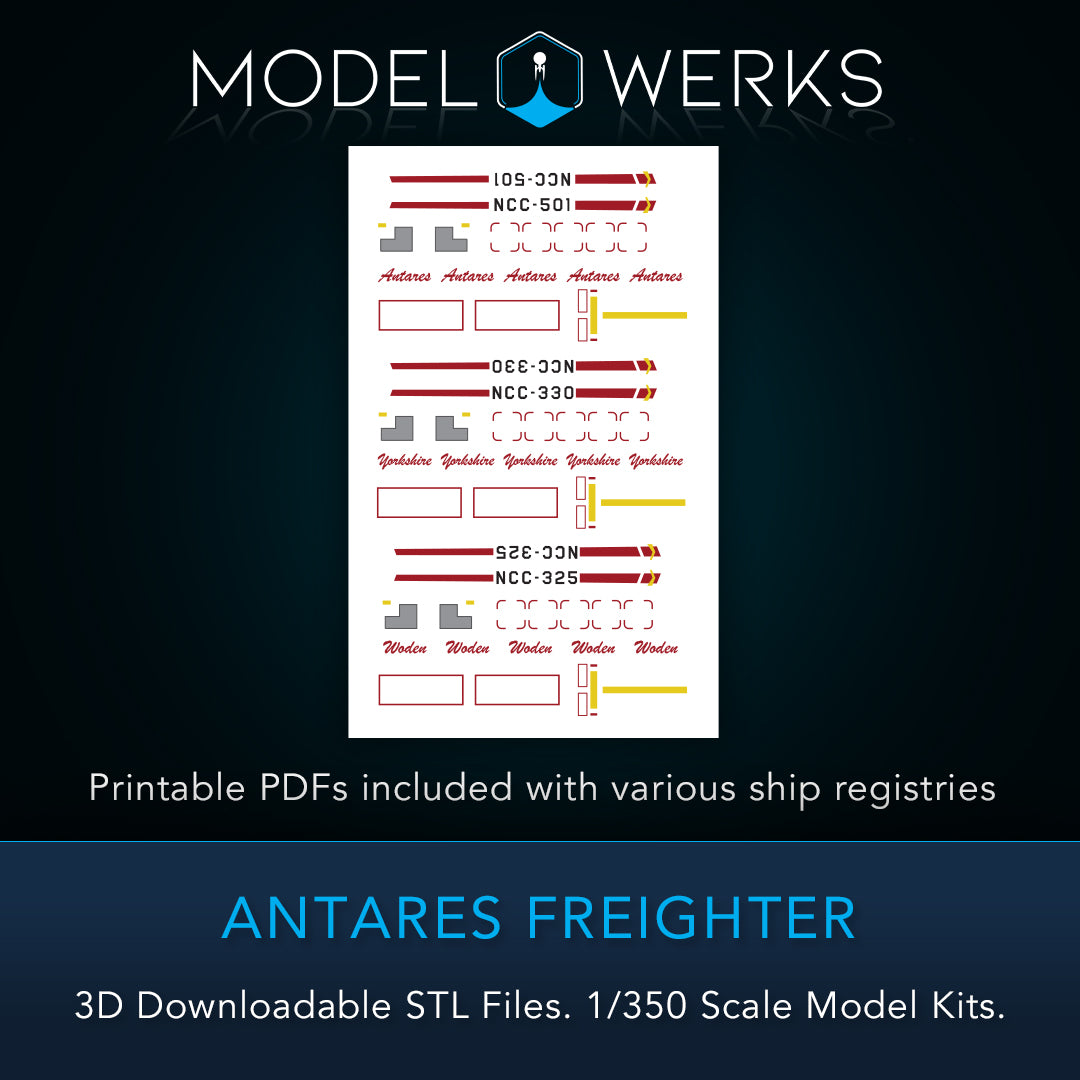 1/350 Antares STL File Download