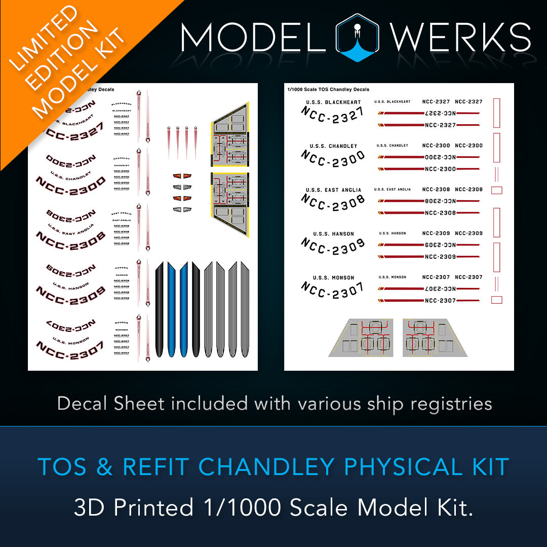 1/000 Chandley Class Physical 3D Printed Kit