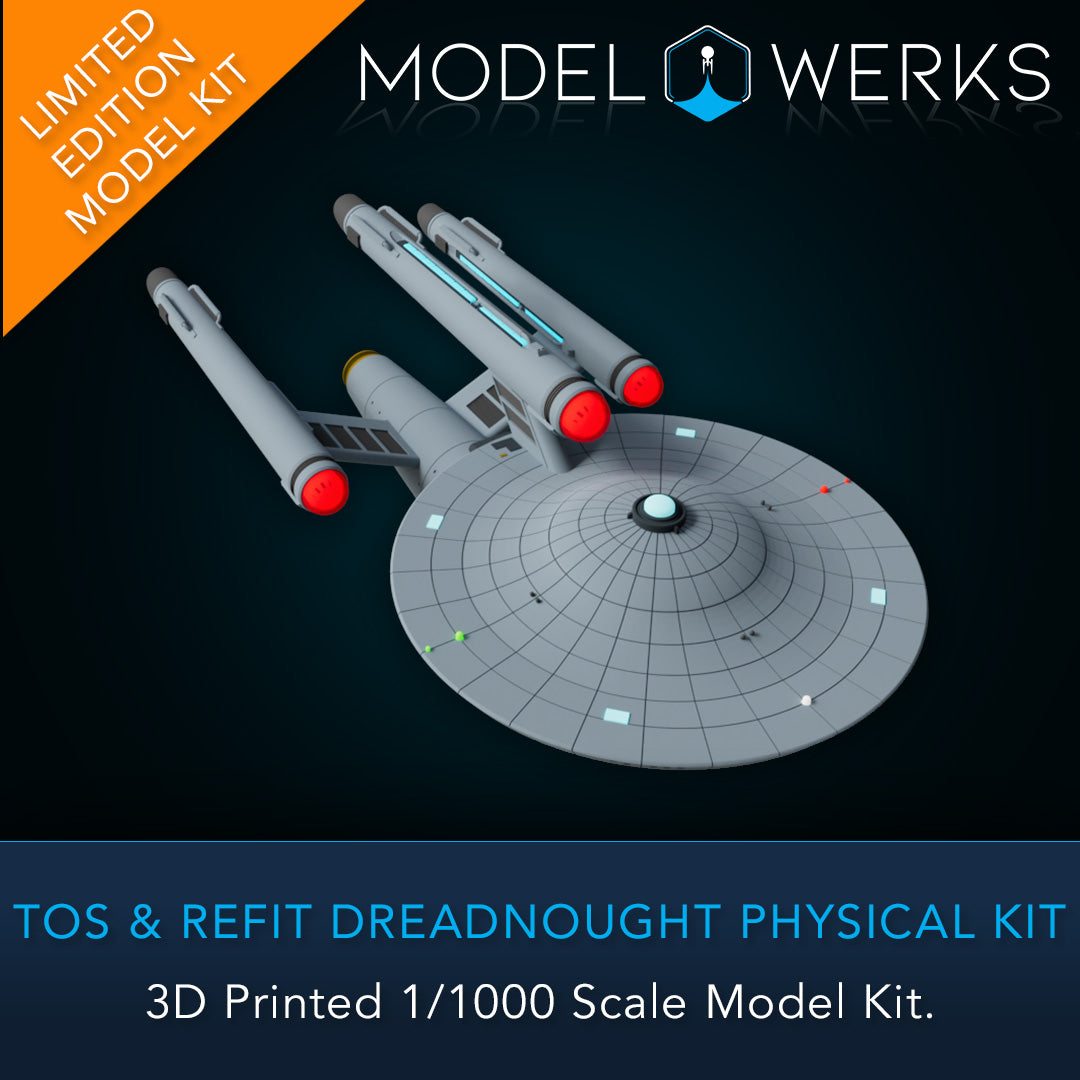 1/000 Dreadnought Class Physical 3D Printed Kit
