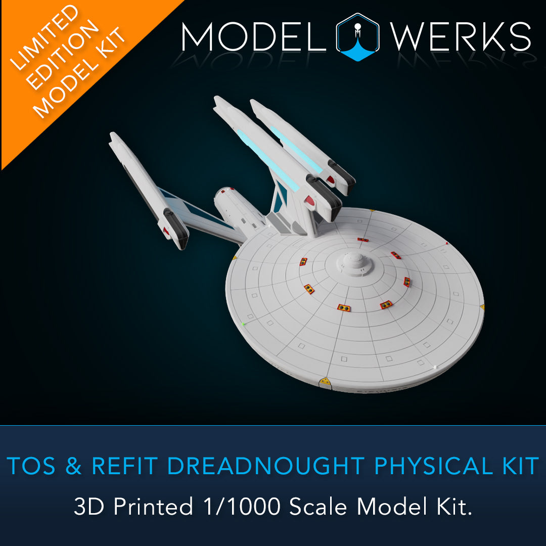 1/000 Dreadnought Class Physical 3D Printed Kit