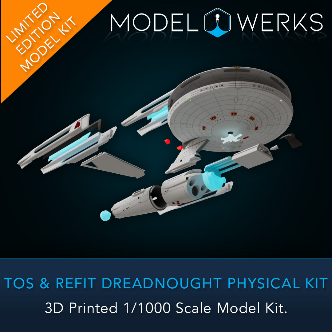 1/000 Dreadnought Class Physical 3D Printed Kit