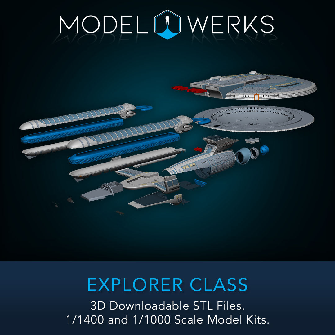 Explorer Class 1/1000 and 1/1400 Scale