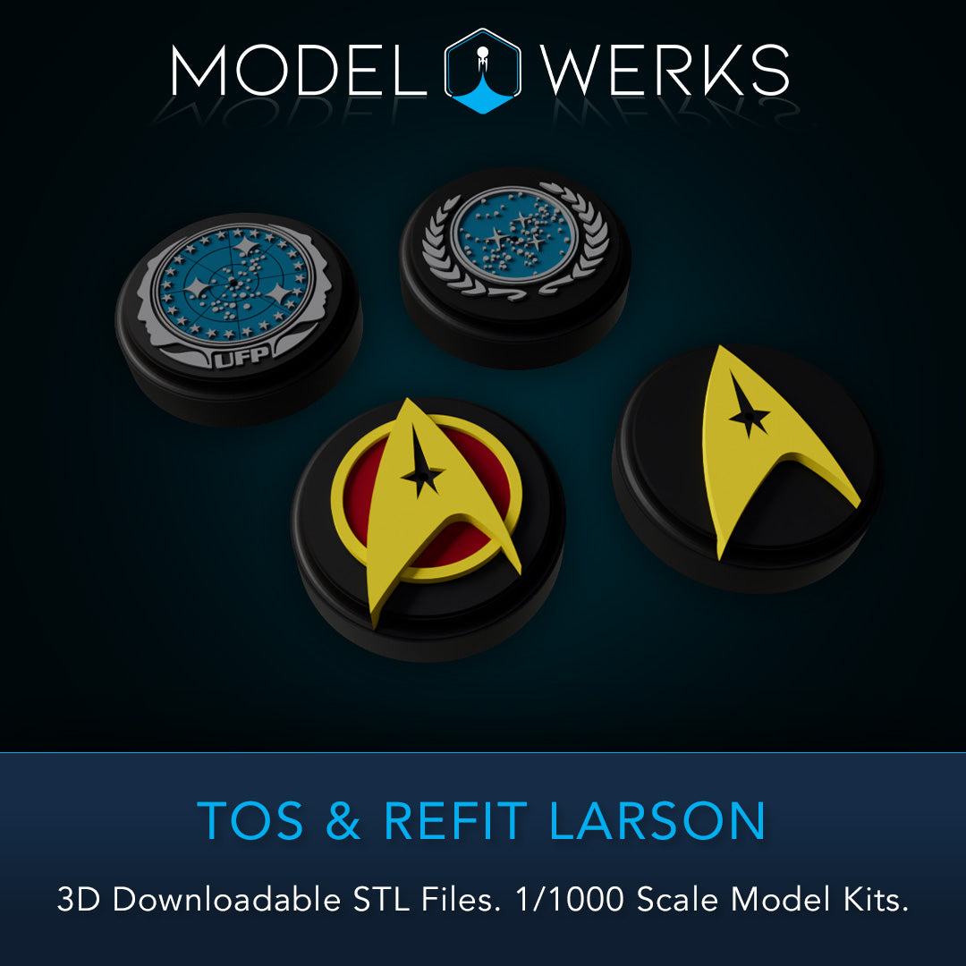1/1000 TOS and Refit Larson Class STL File Download