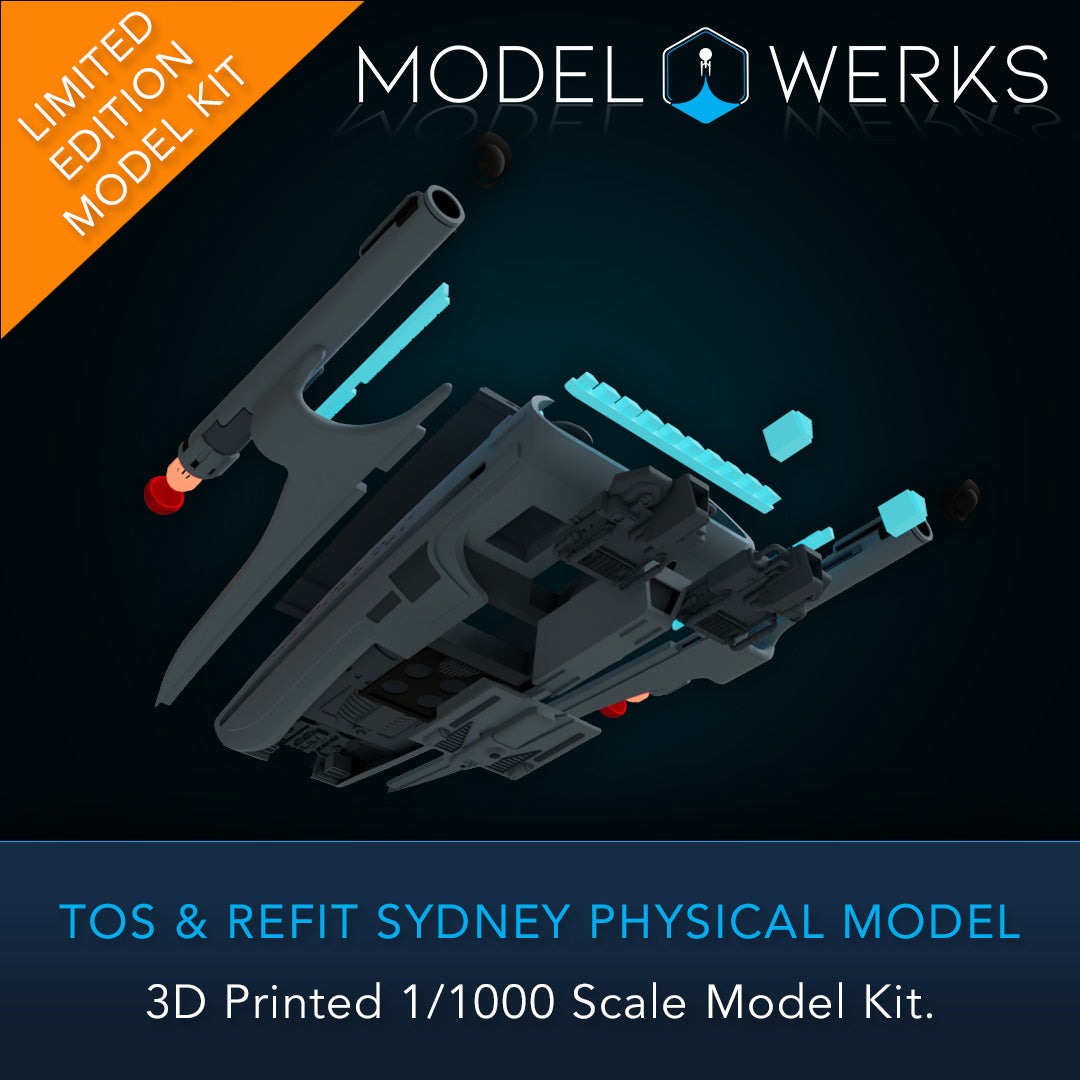 1/000 Sydney Class Physical 3D Printed Kit