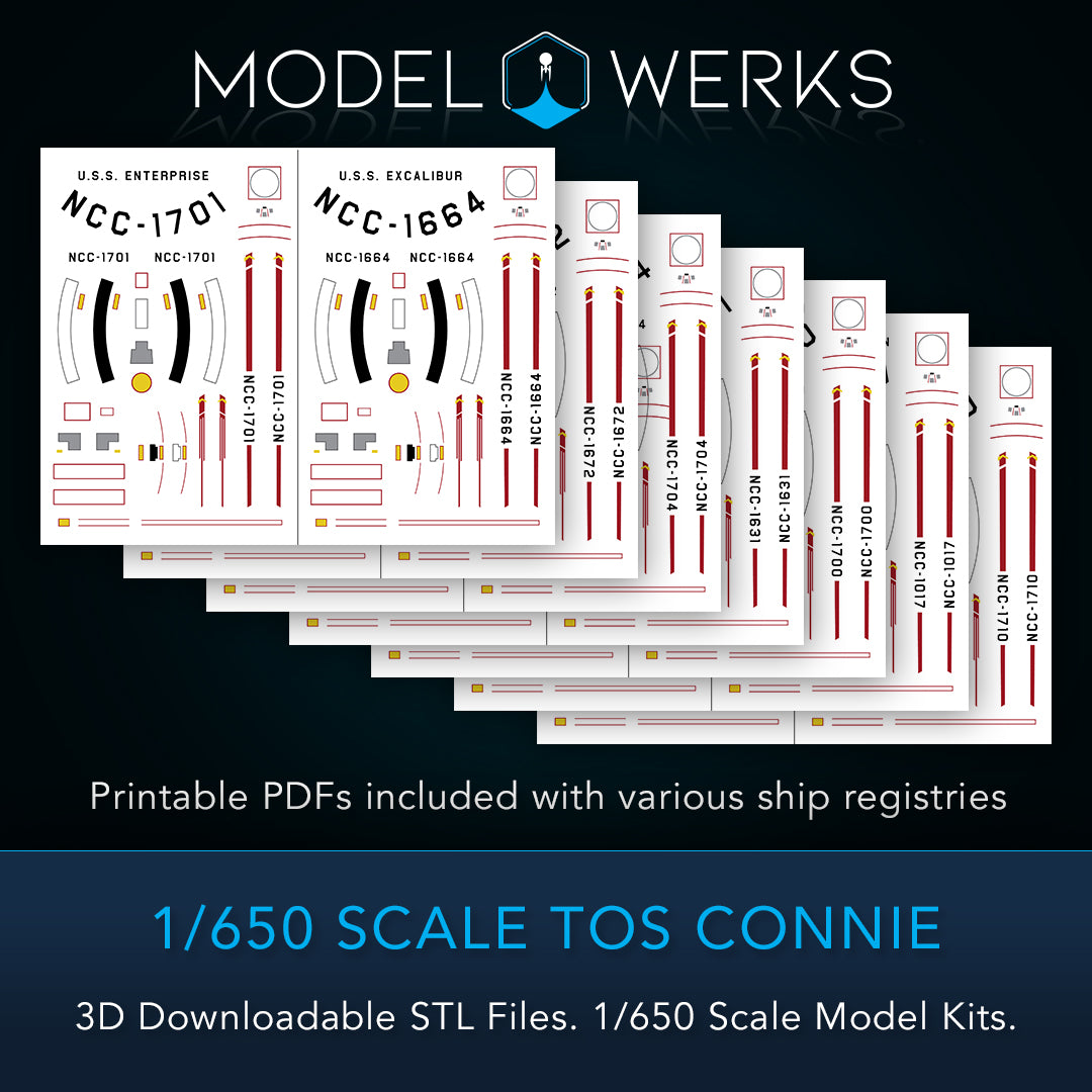 1/650 TOS Connie STL File Download