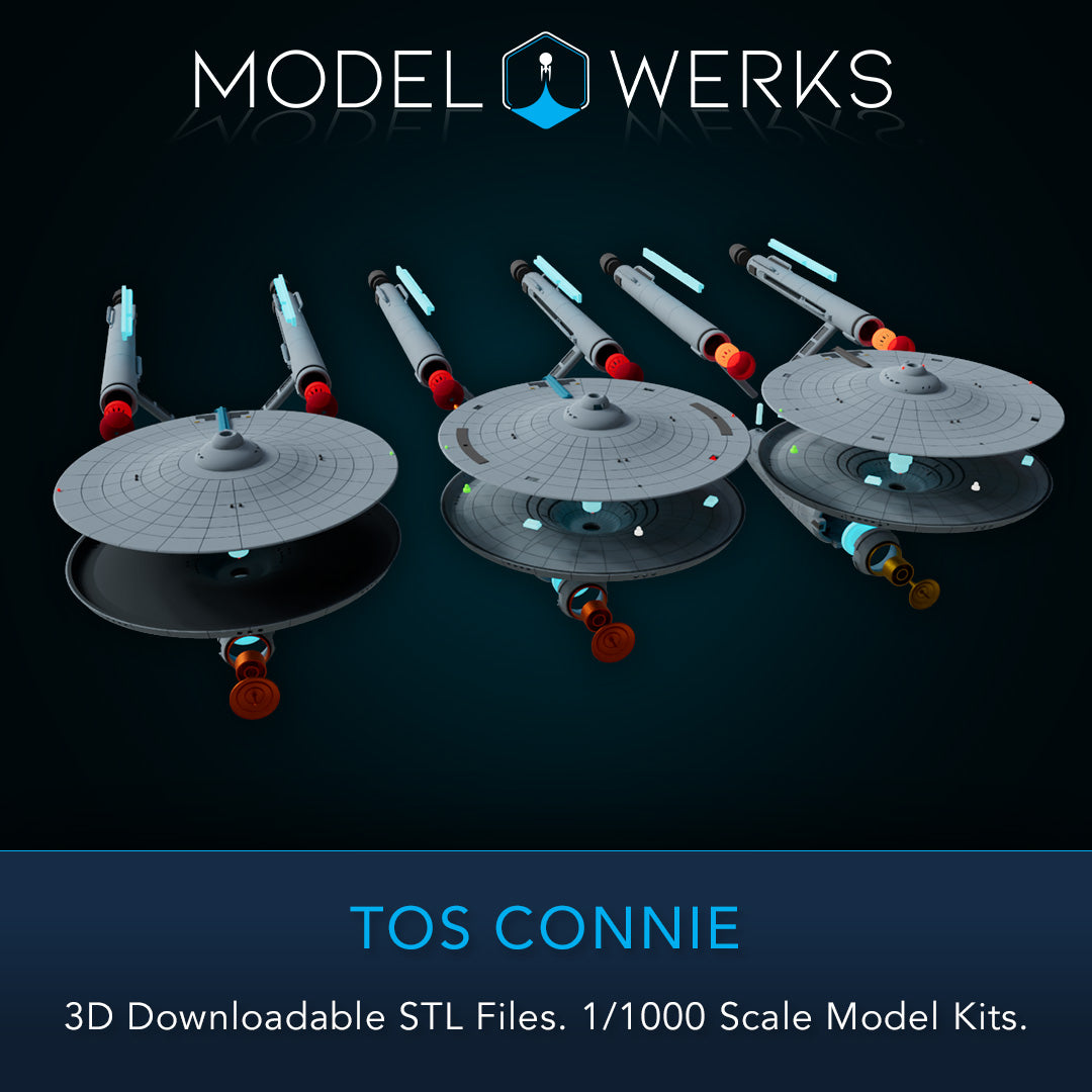 1/1000 TOS Connie STL File Download