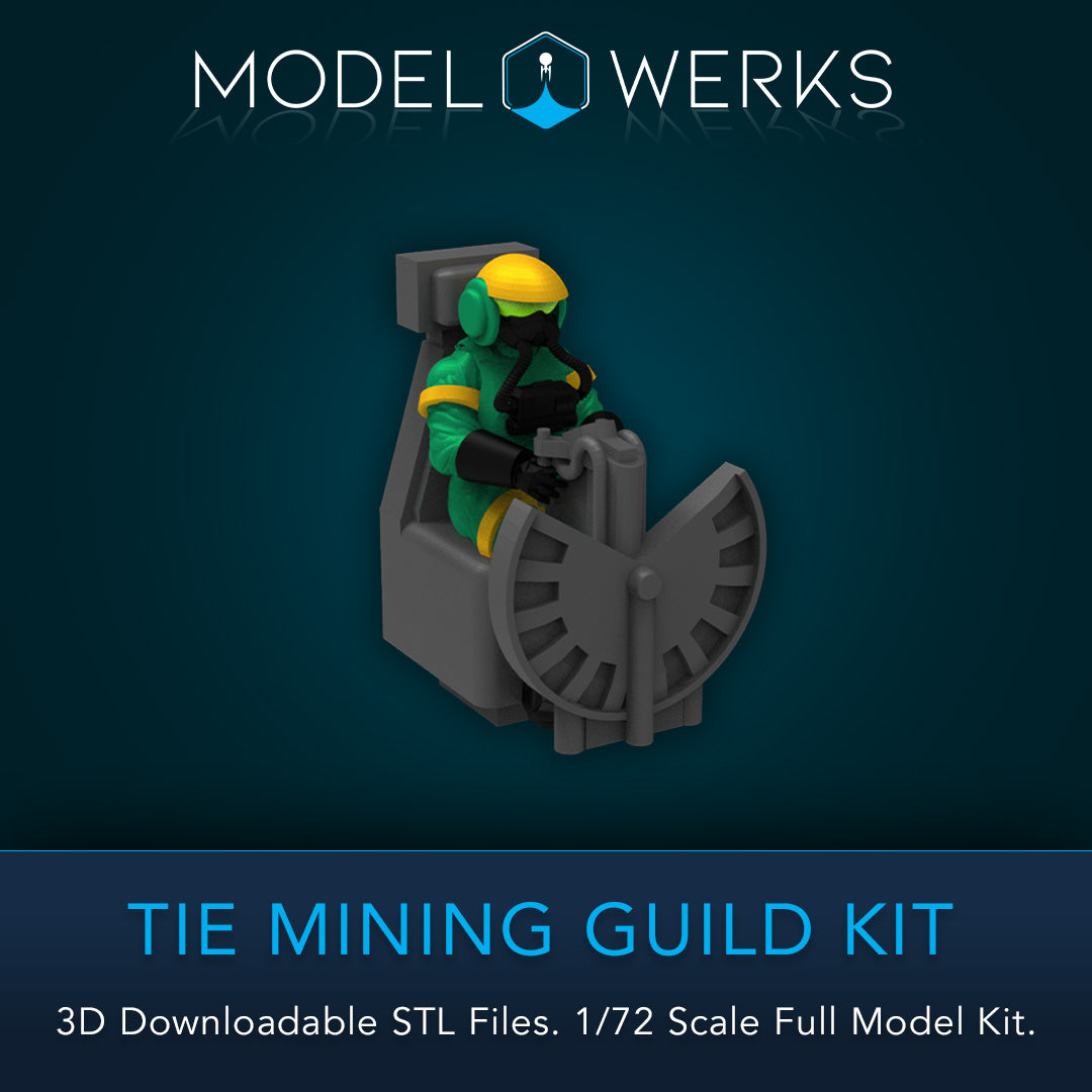1/72 Scale Tie Mining Guild Kit STL File Download