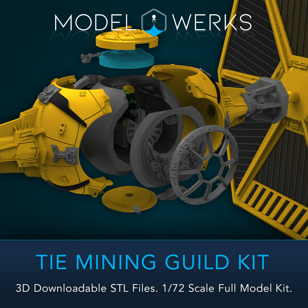 1/72 Scale Tie Mining Guild Kit STL File Download