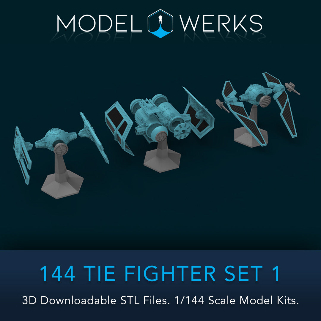 1/144 Tie Set 1 STL File Download