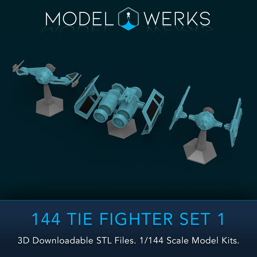 1/144 Tie Set 1 STL File Download