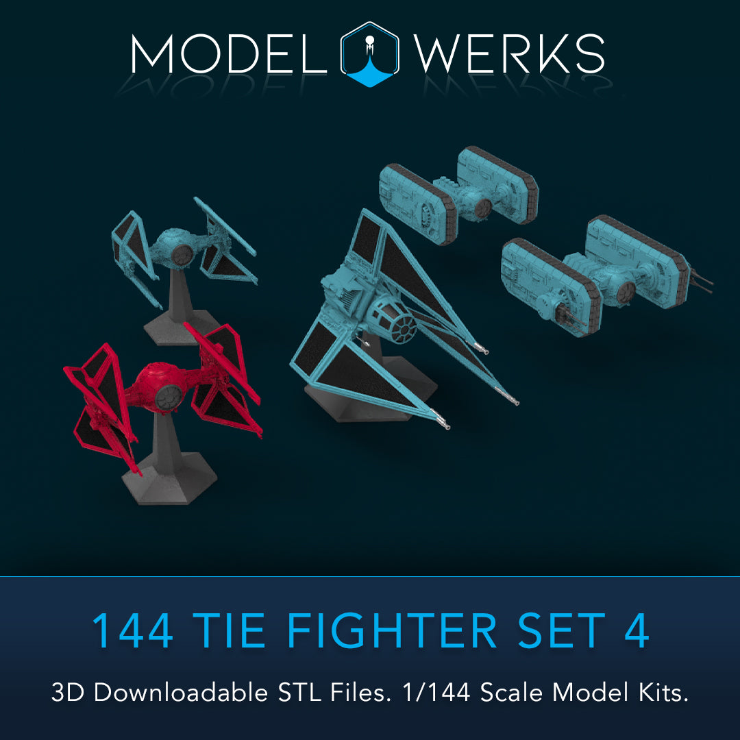 1/144 Tie Set 4 STL File Download
