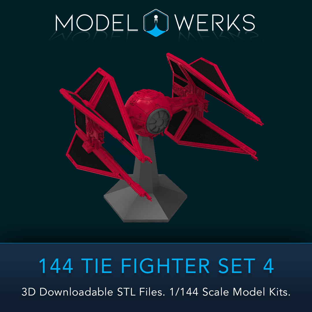 1/144 Tie Set 4 STL File Download