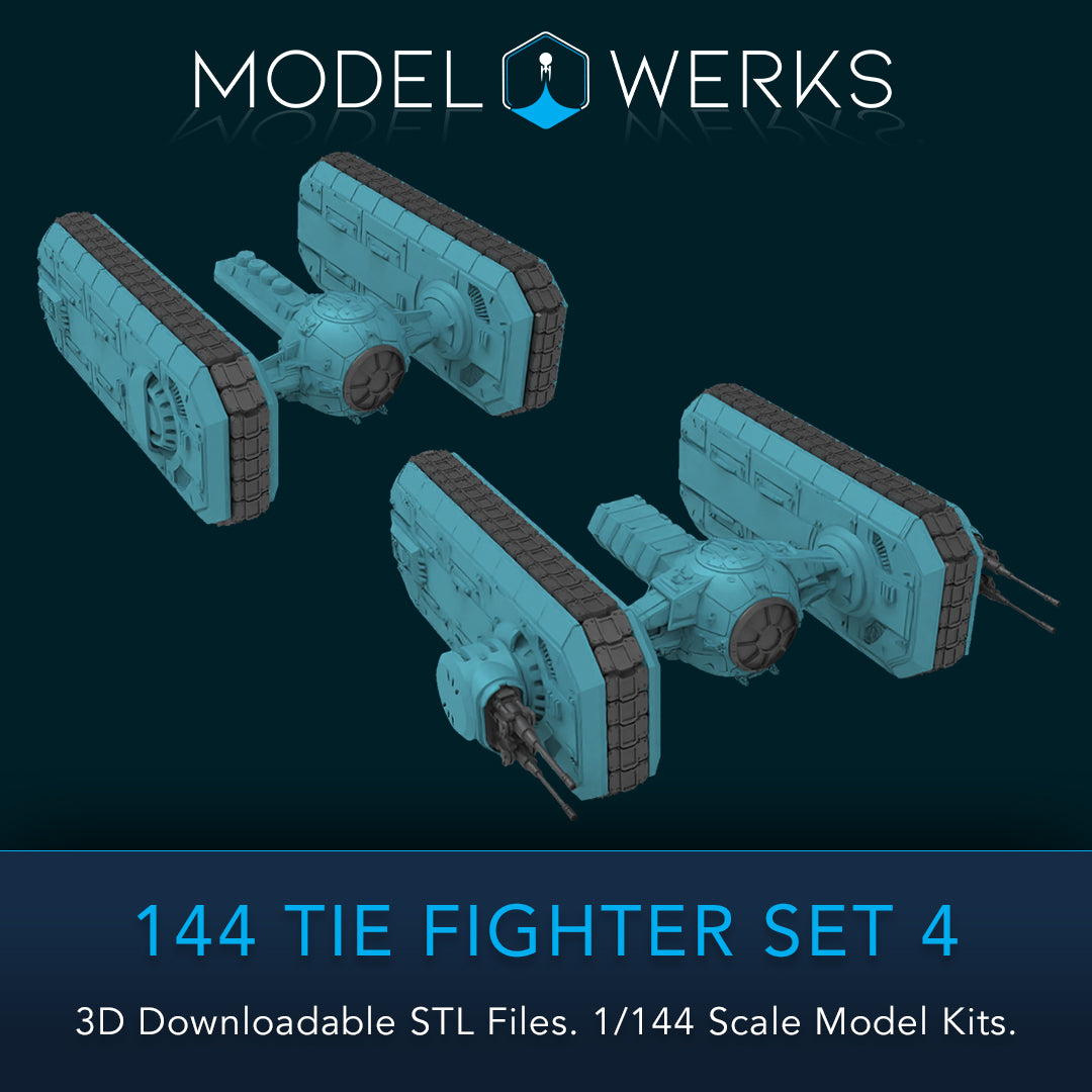1/144 Tie Set 4 STL File Download