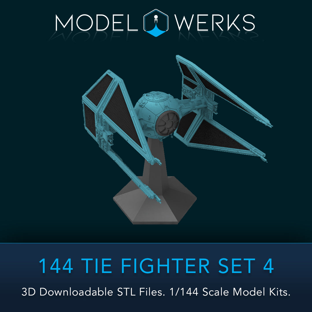 1/144 Tie Set 4 STL File Download