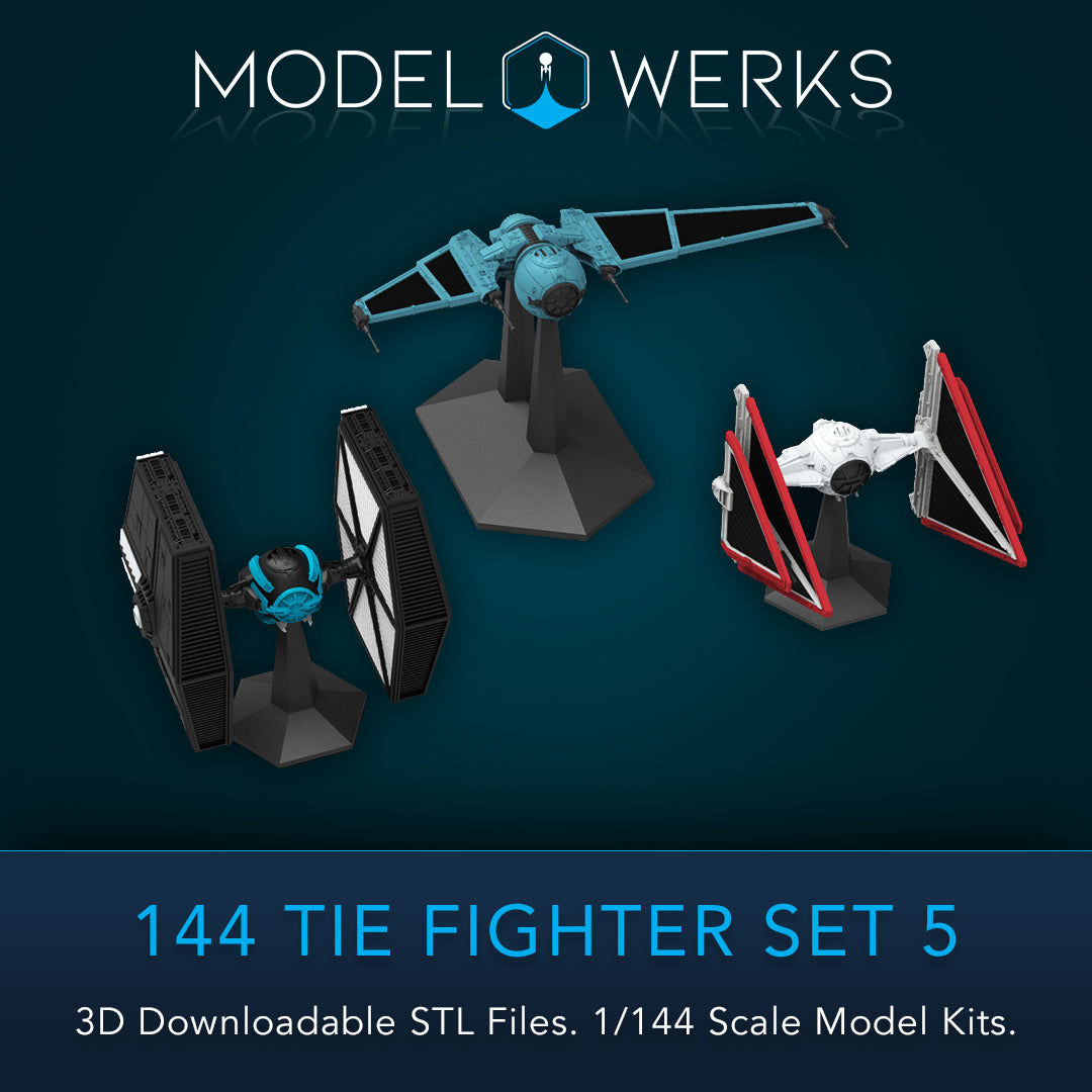 1/144 Tie Set 5 STL File Download