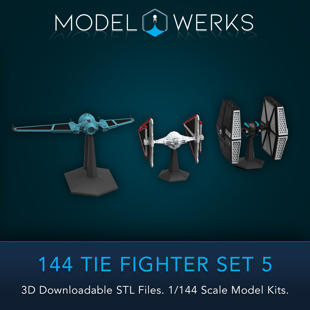 1/144 Tie Set 5 STL File Download