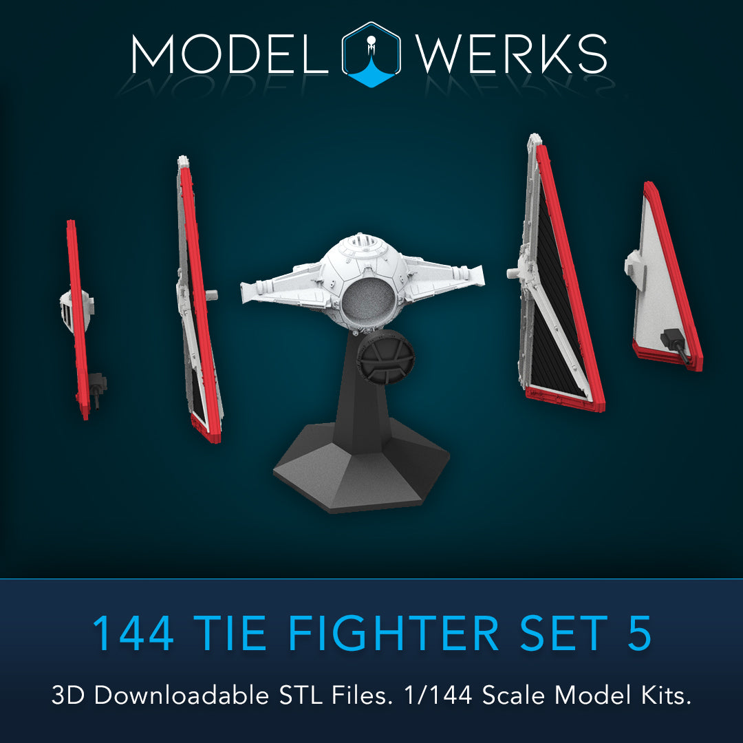 1/144 Tie Set 5 STL File Download