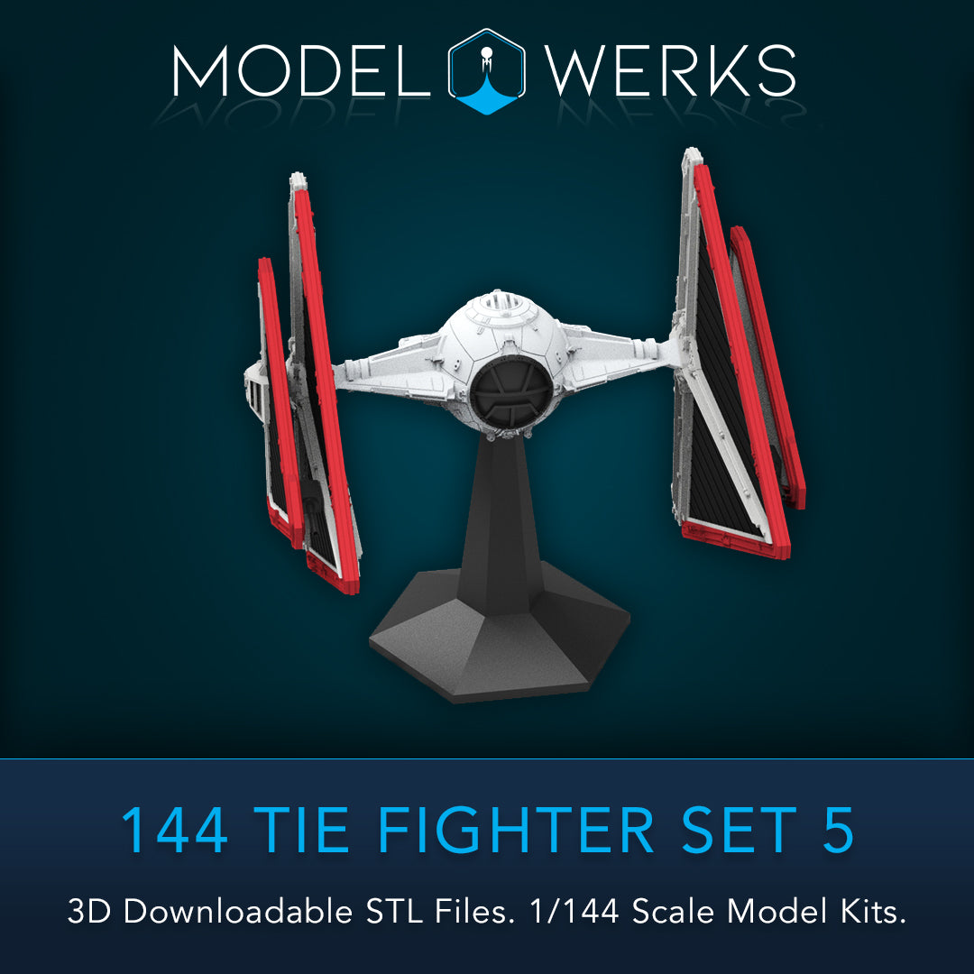 1/144 Tie Set 5 STL File Download