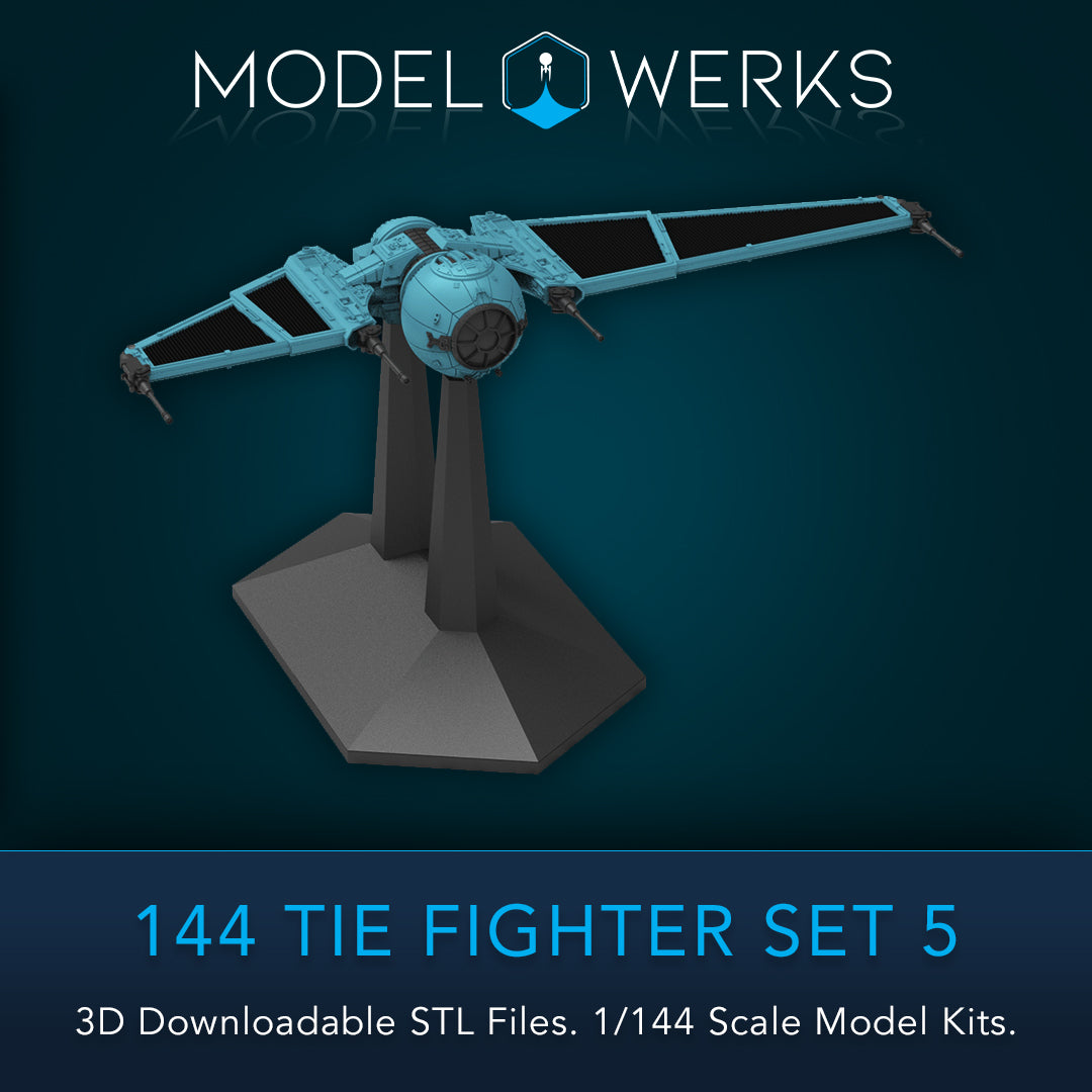 1/144 Tie Set 5 STL File Download