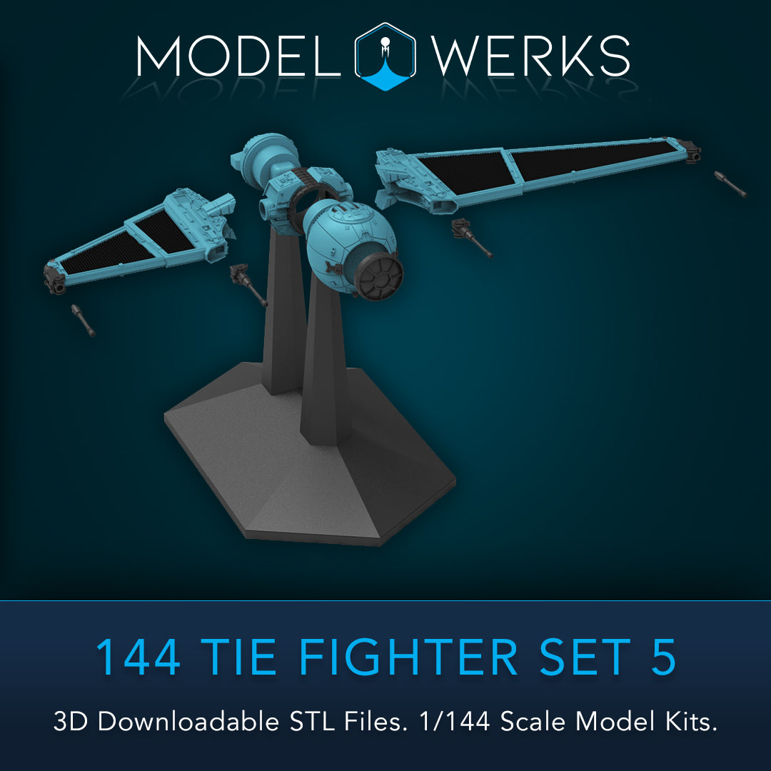 1/144 Tie Set 5 STL File Download