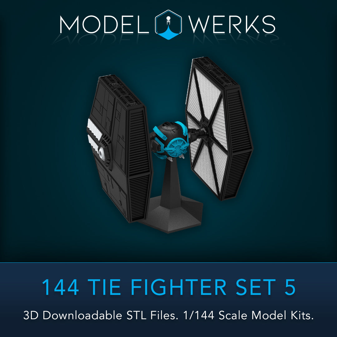 1/144 Tie Set 5 STL File Download