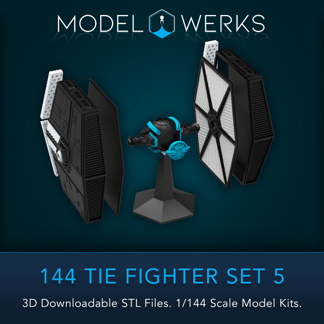 1/144 Tie Set 5 STL File Download