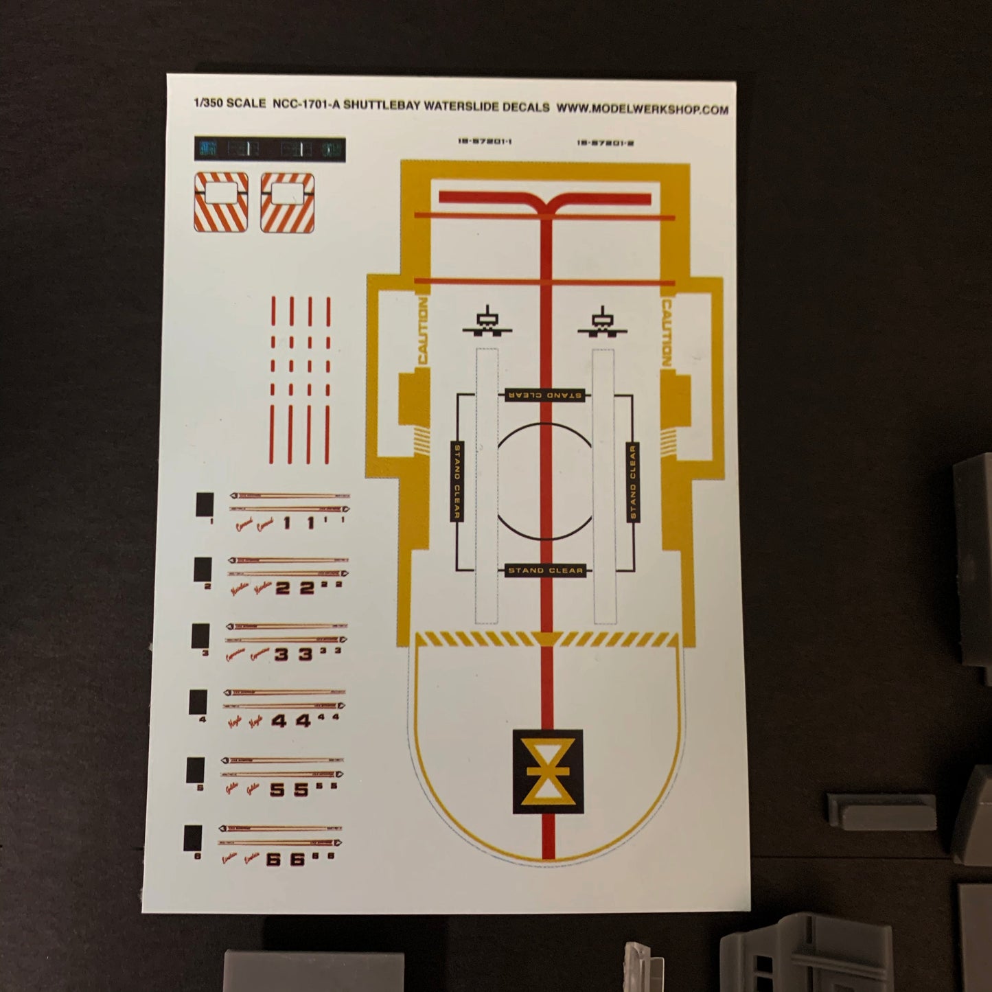 1:350 Scale Refit Enterprise 1701-A Shuttlebay Upgrade Kit STL File Download