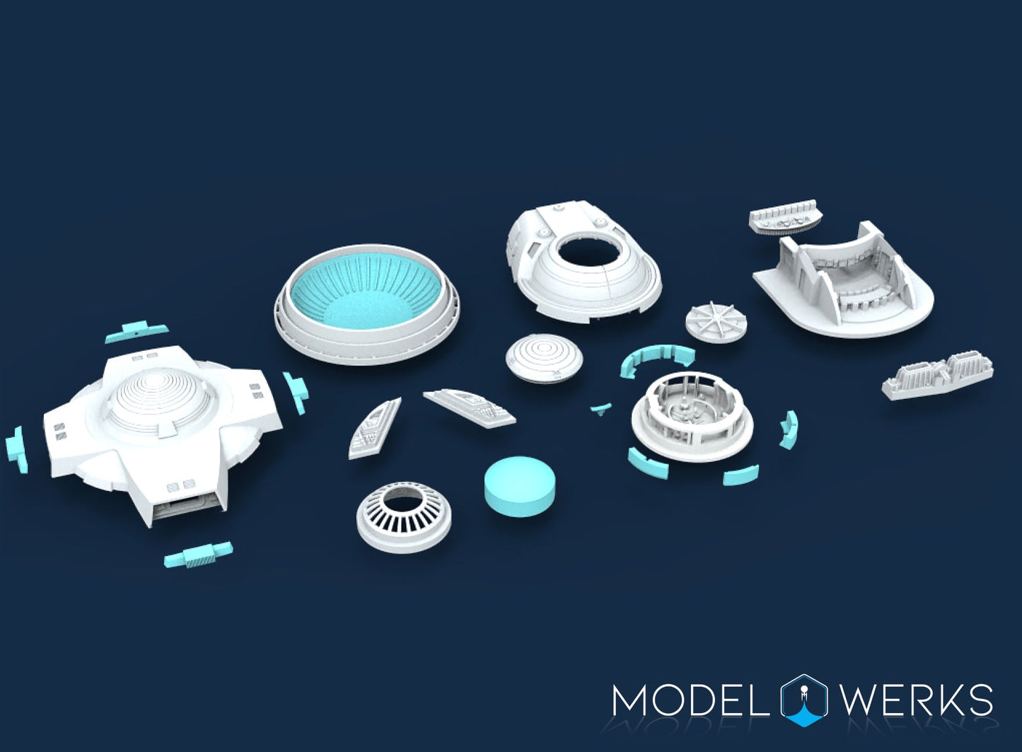 1:350 Scale Refit Enterprise 1701-A Upgrade Kit STL File Download