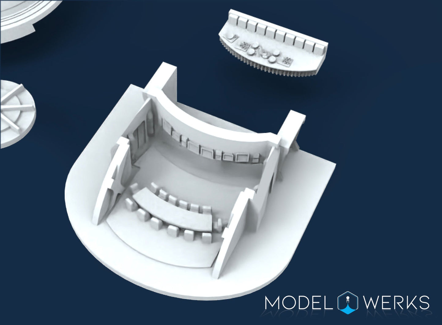 1:350 Scale Refit Enterprise 1701-A Upgrade Kit STL File Download
