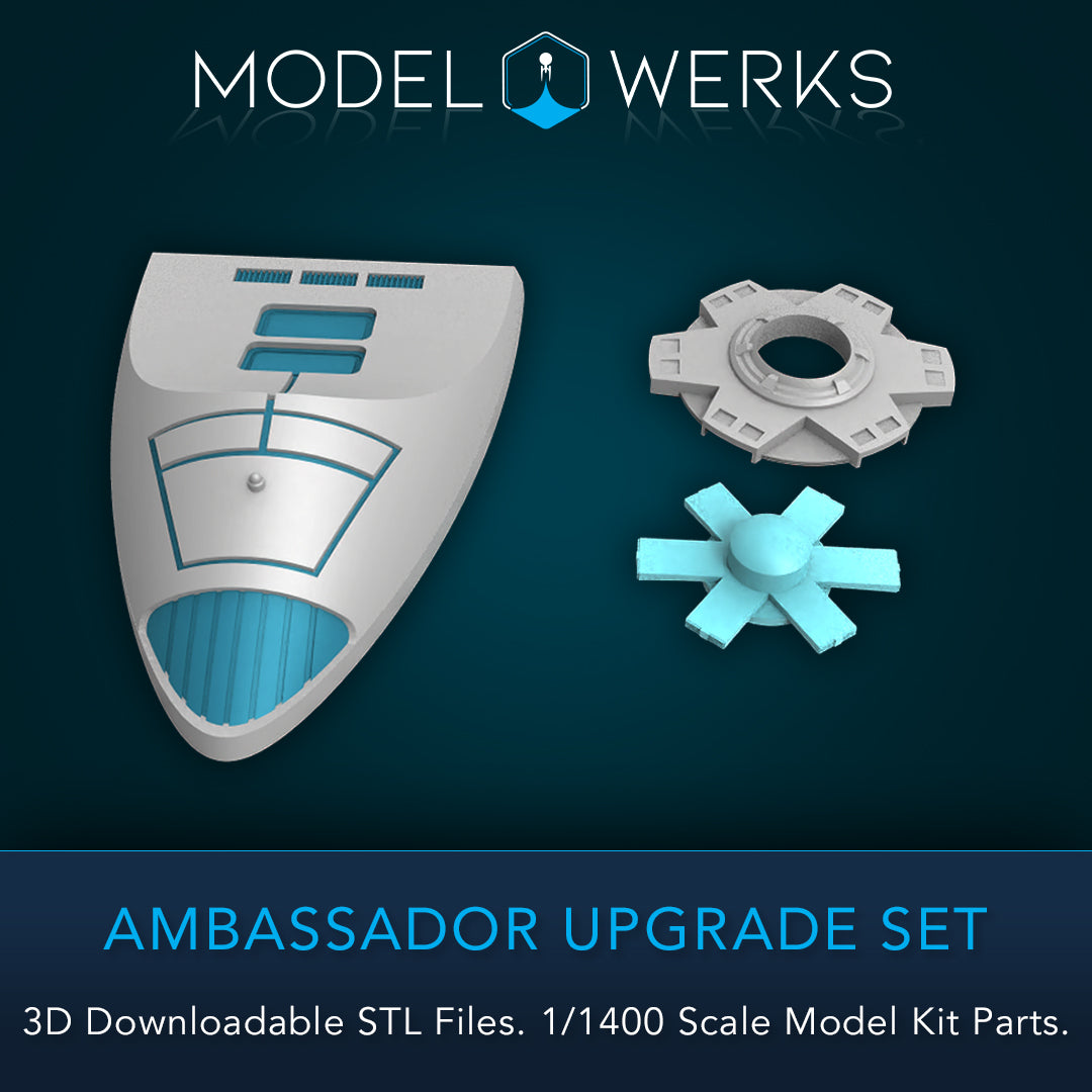 1/1400 Ambassador Class Upgrade Set STL File Download