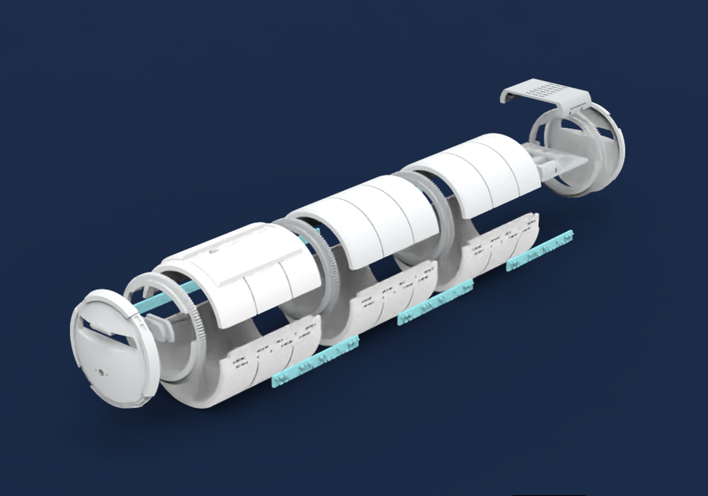 1:1000 Discovery Enterprise Ptolemy Conversion Kit STL Download