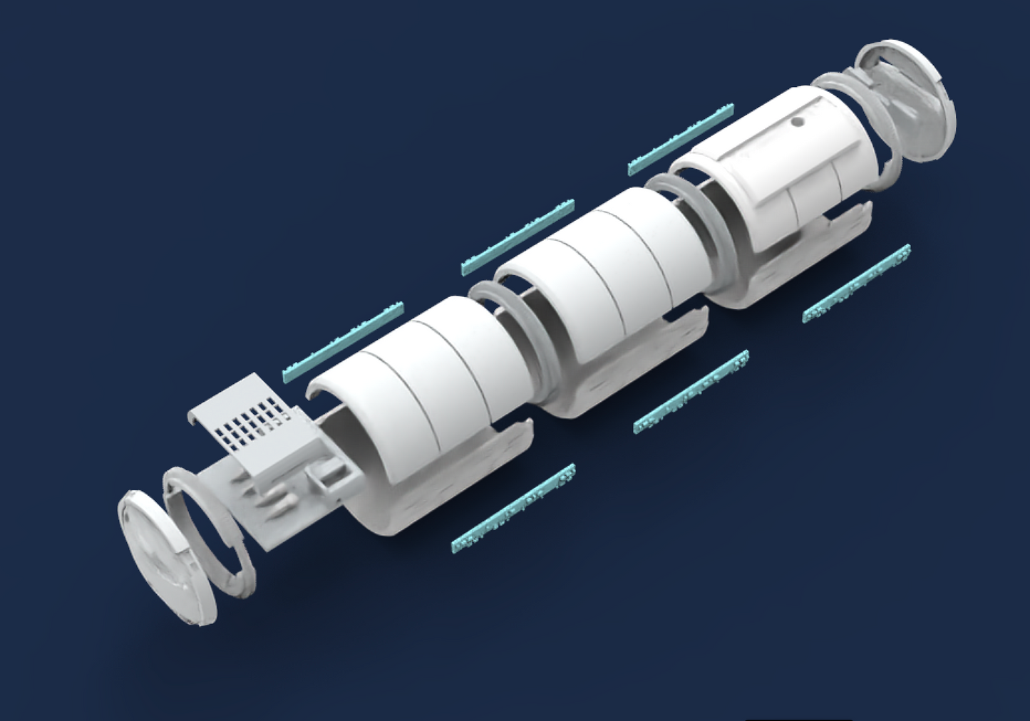 1:1000 Discovery Enterprise Ptolemy Conversion Kit STL Download