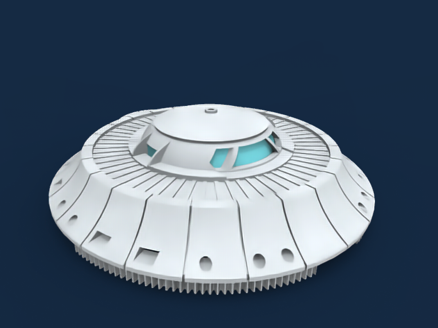 1:1000 Discovery Enterprise Alternative Bridge Modules STL File Download
