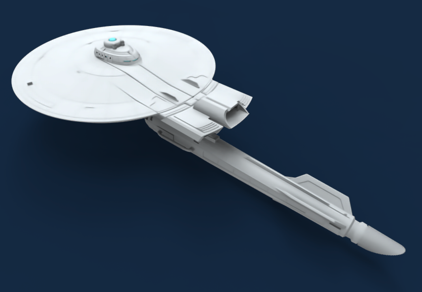 1:1000 Discovery Enterprise Frigate Conversion Kit STL File Download