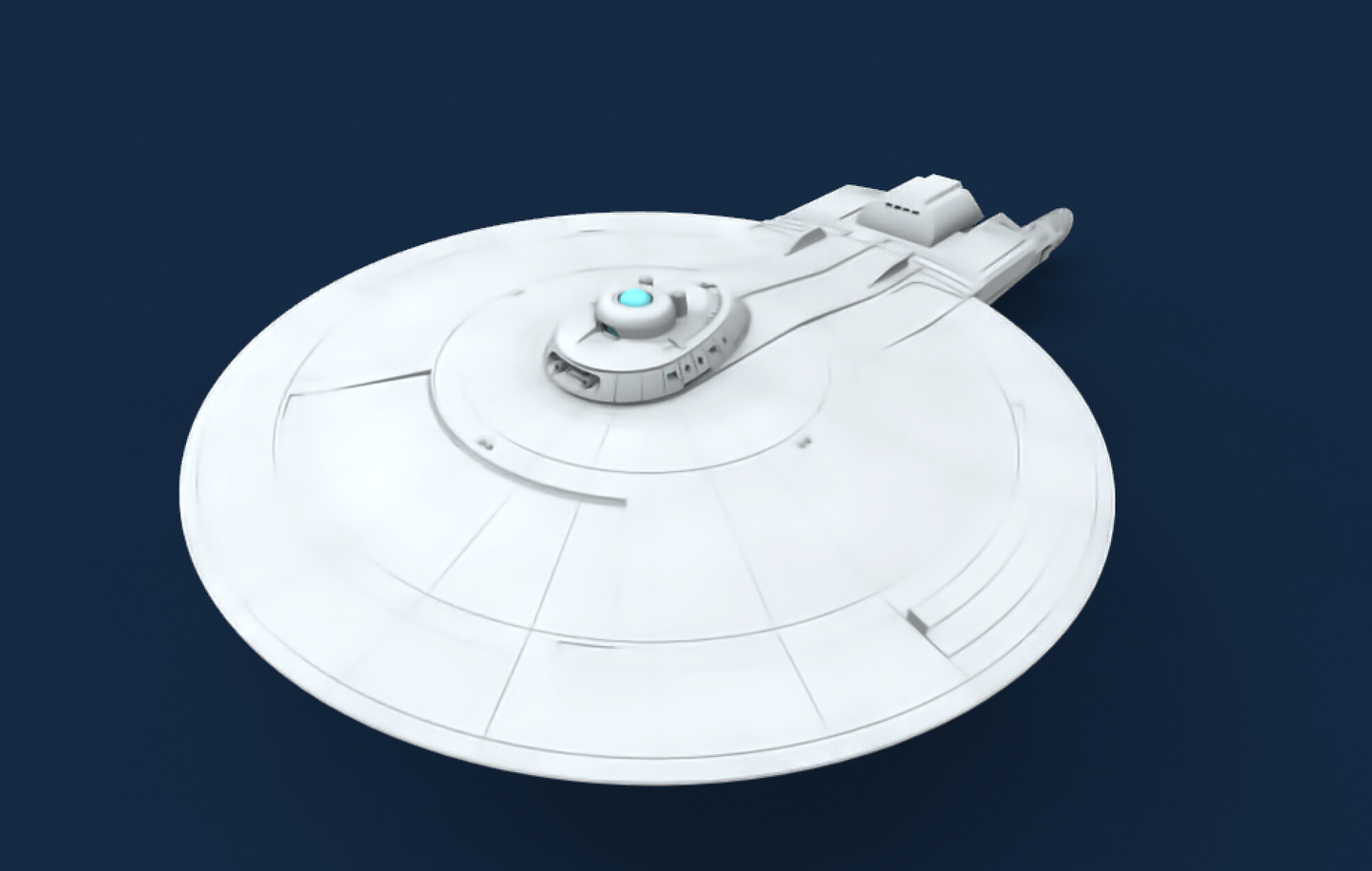 1:1000 Discovery Enterprise Frigate Conversion Kit STL File Download