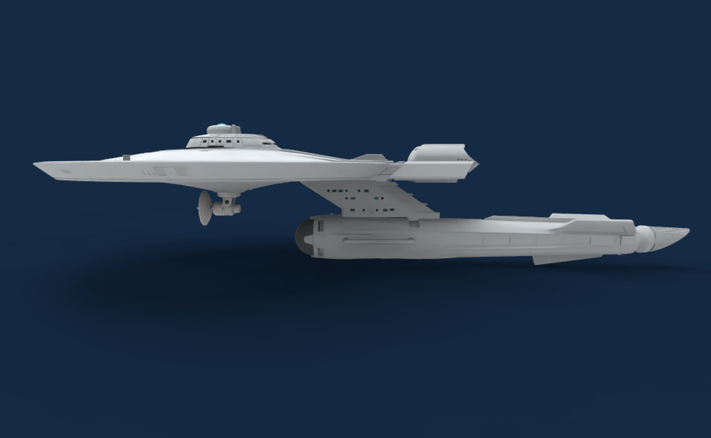 1:1000 Discovery Enterprise Frigate Conversion Kit STL File Download