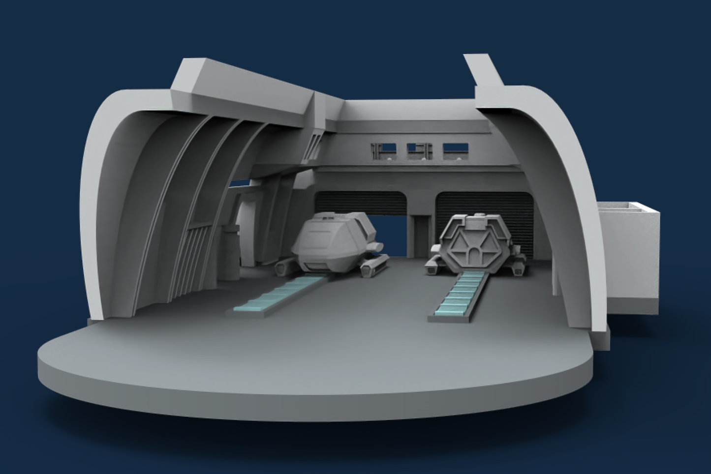 1:350 Scale Refit Enterprise 1701-A Shuttlebay Upgrade Kit STL File Download