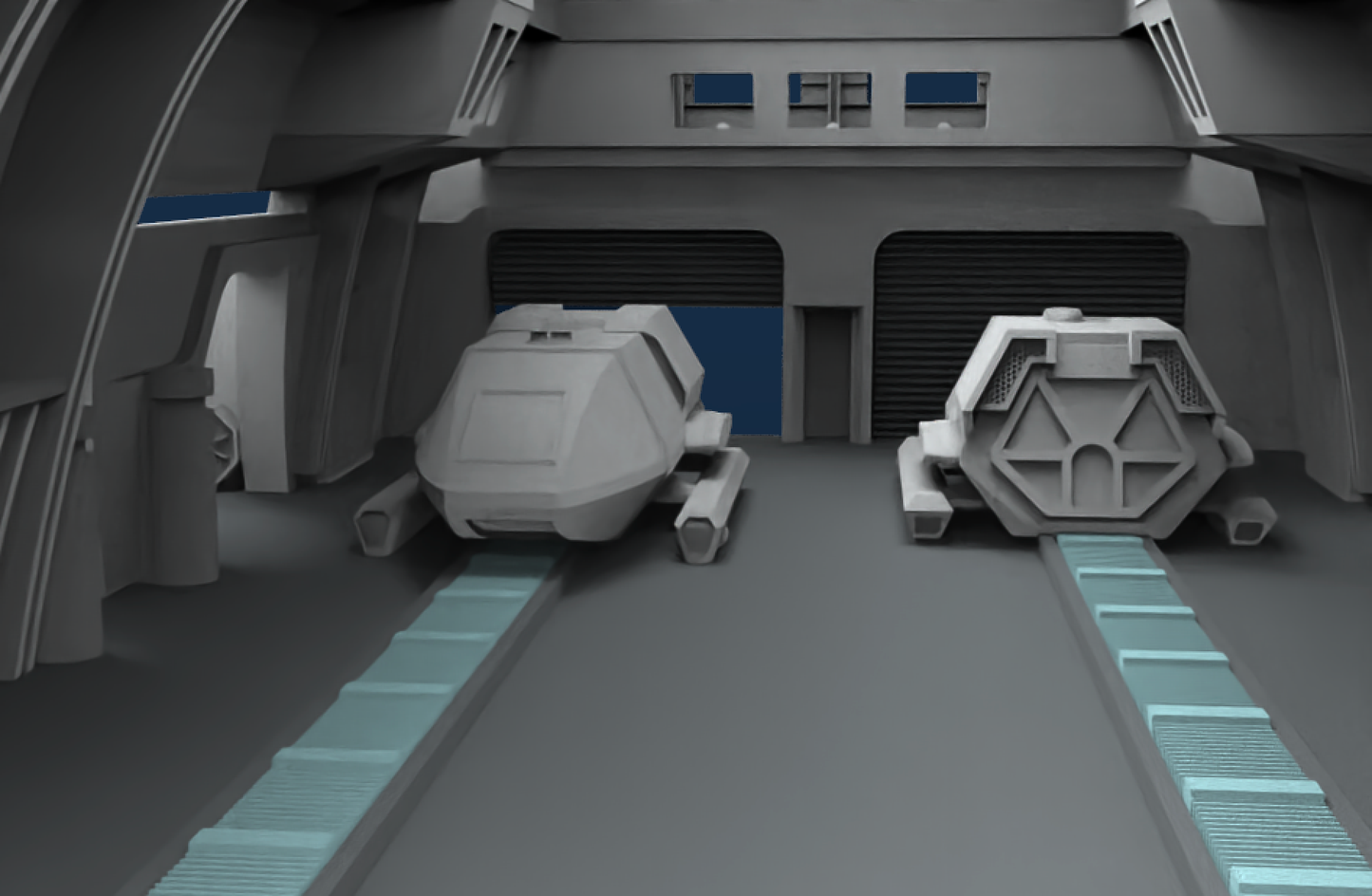 1:350 Scale Refit Enterprise 1701-A Shuttlebay Upgrade Kit STL File Download