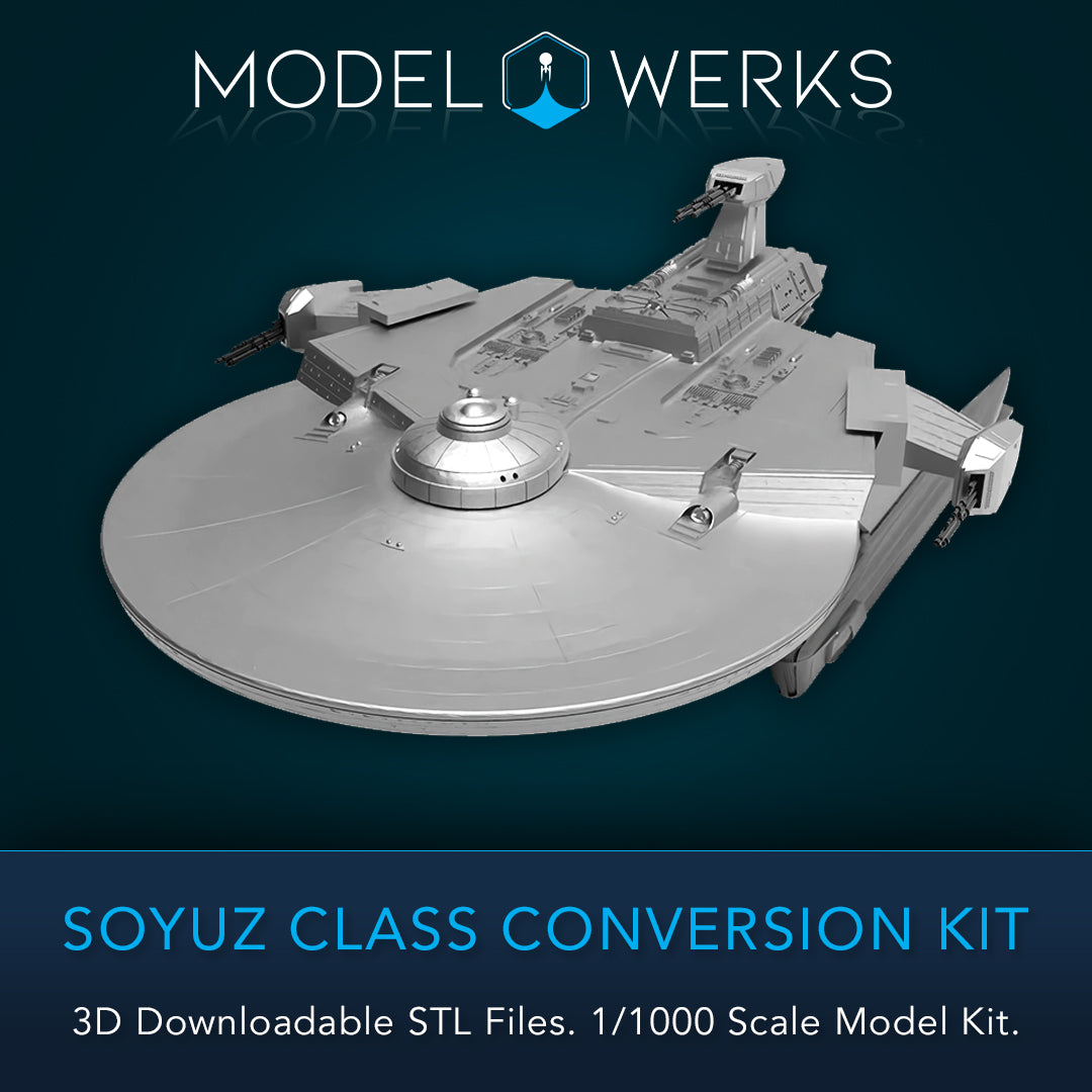 1:1000 Soyuz Class Conversion Kit STL File Download