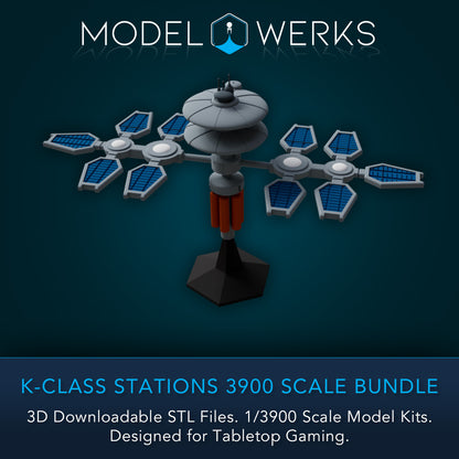 K-Class Stations 1/3900 Scale STL Bundle