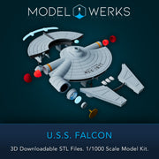 1/1000 USS Falcon STL [FREE DOWNLOAD]
