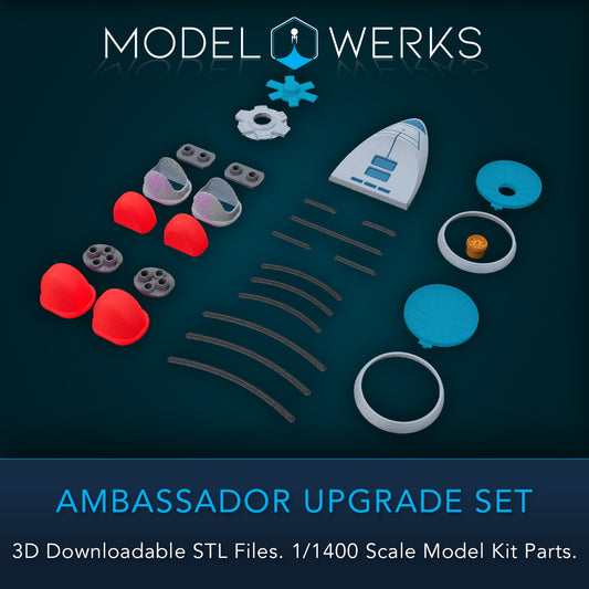 1/1400 Ambassador Class Upgrade Set STL File Download