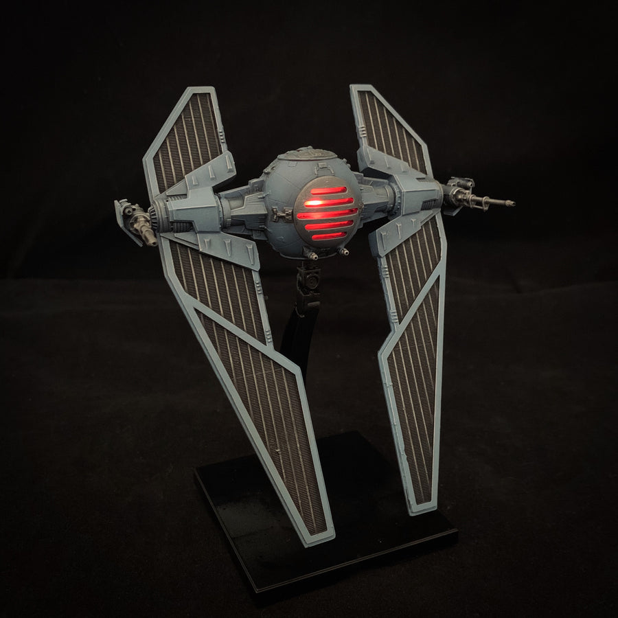 One-of-One Tie Drone 1/72 Scale — Illuminated Finished Display Model